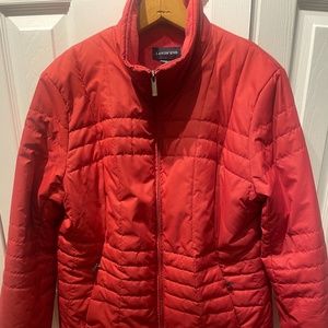 Lands end red jacket